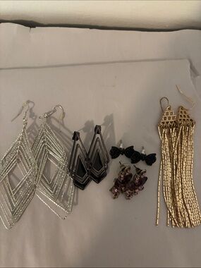 Assorted geometric and bow Earrings Set bundle